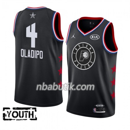 NBA Børn Trøje Indiana Pacers Victor Oladipo 4 2019 All-Star Jordan Brand Sort Swingman